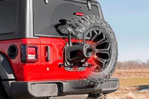 Jeep Wrangler Tire Carrier Relocation Plate - Rear - Rough Country - '21-'24